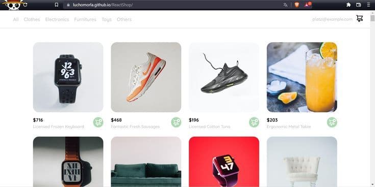 React E-Shop